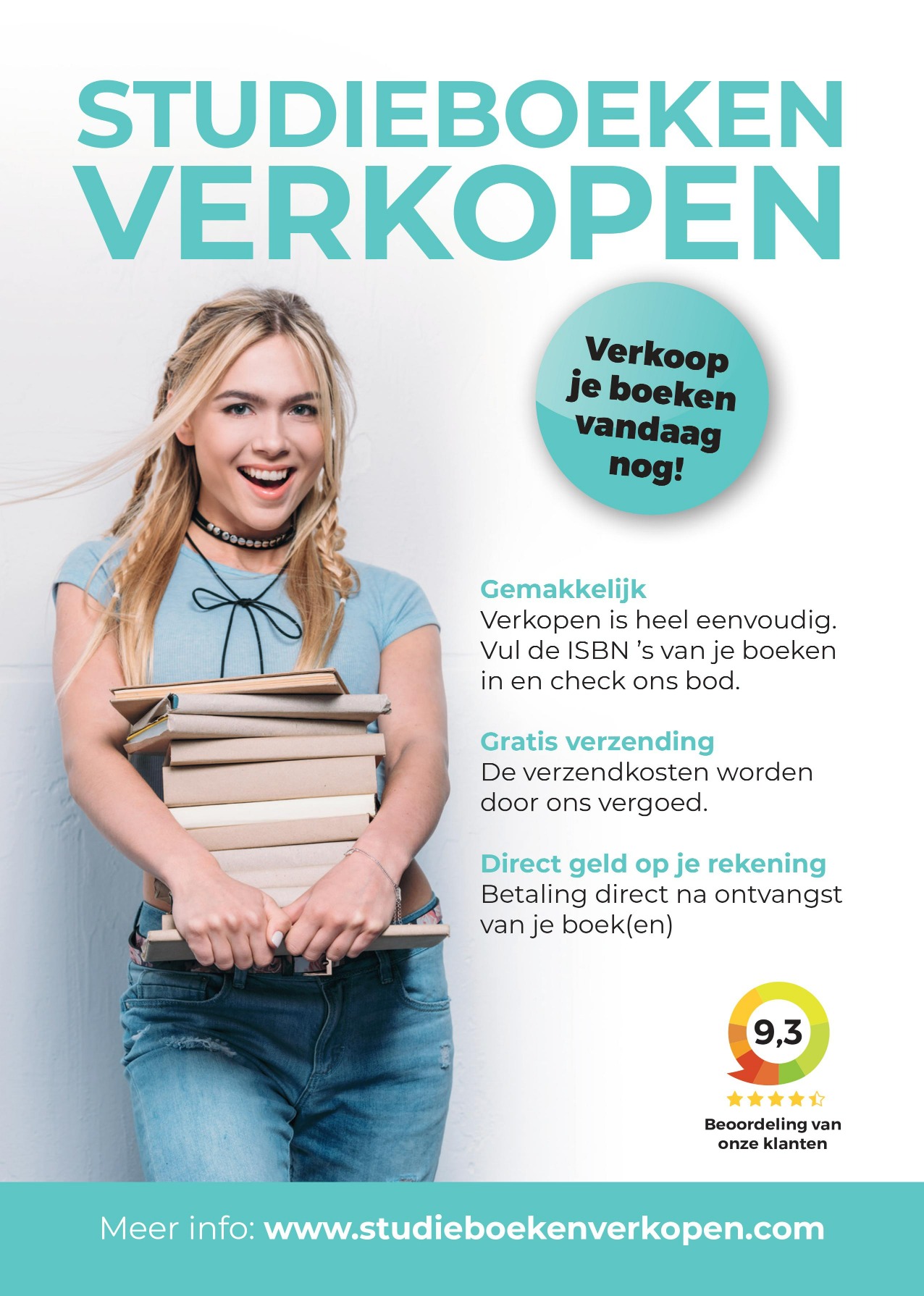 Flyer Studieboekenverkopen